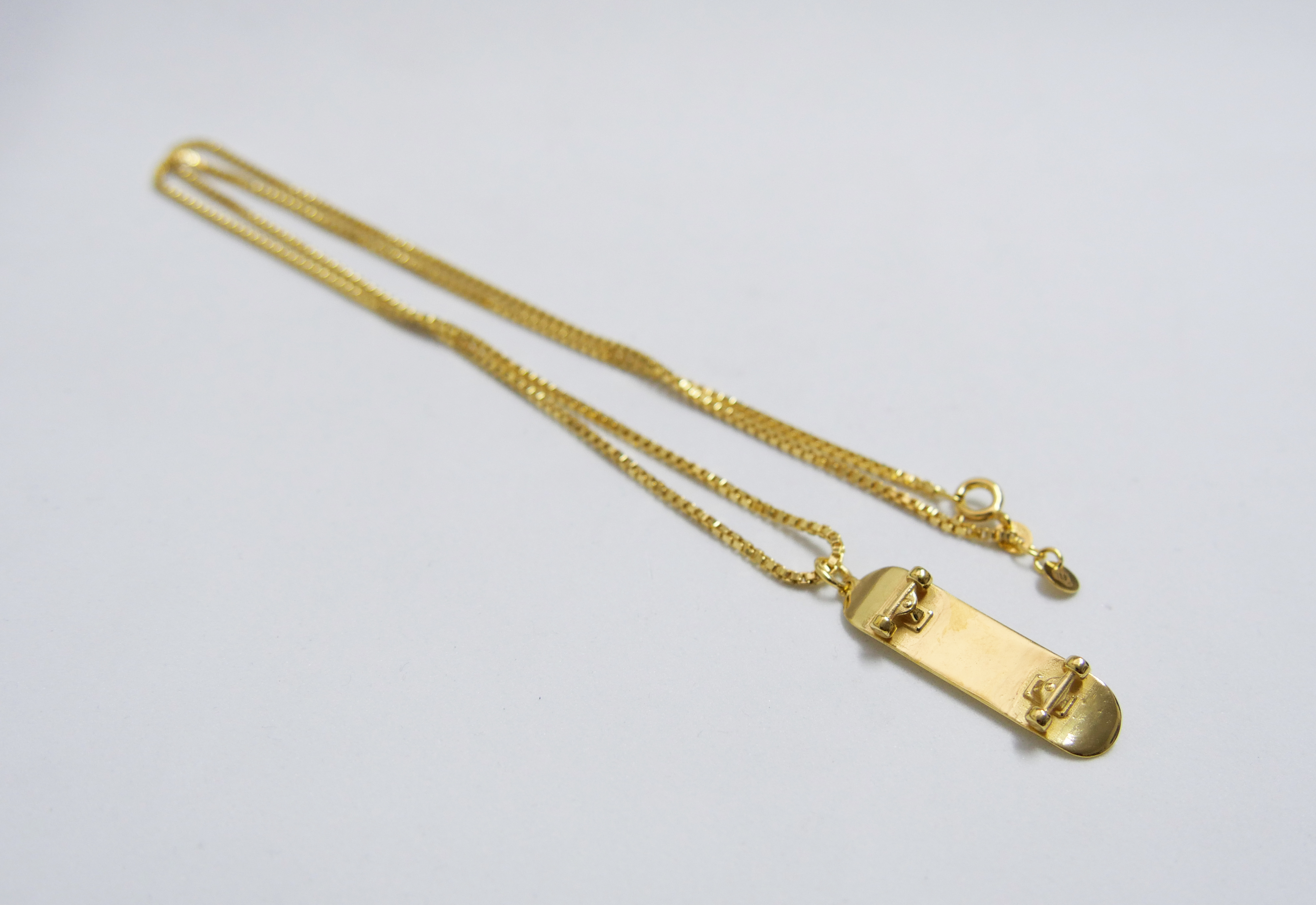 SKATE Necklace Gold 24K Plated - Jeffrey Luque